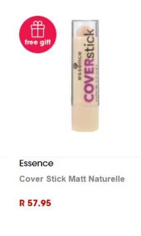 Essence Cover Stick Matt Naturelle offer at Clicks