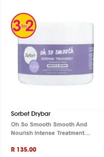 Clicks Sorbet Drybar Oh So Smooth Smooth And Nourish Intense Treatment offer