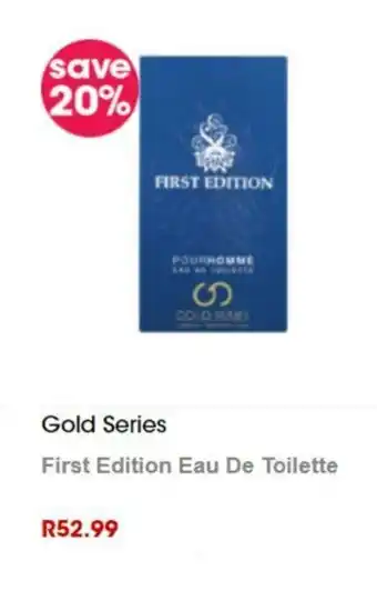 Clicks Gold Series First Edition Eau De Toilette offer