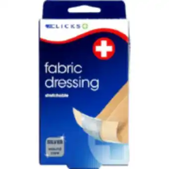Fabric dressing stretchable