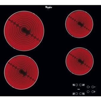 Hirsch's Whirlpool 60cm glass hob - akt8090/ne offer