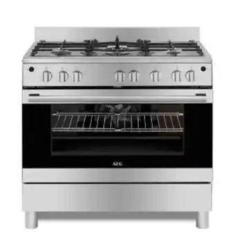 Hirsch's Aeg 90cm stainless steel gas stove - 10369gn-mn offer