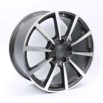 Autostyle 20″ m7017 5/130 gunmetal machine face porsche style alloy wheels offer