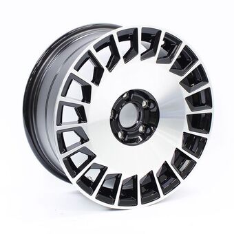 Autostyle 17″ m7013 5/112 black machine face alloy wheels offer