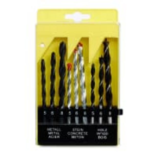 9piece combination drill bit set offer at Cash Crusaders
