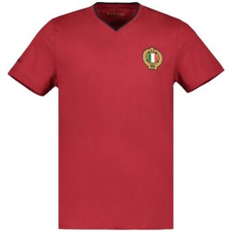 Badged v-neck t-shirt