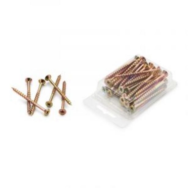 Chipboard screws, pozi, no.10, 4.8mm x 65mm, 40 pieces offer at Gelmar
