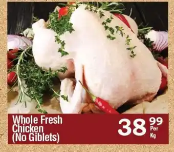 Oxford Freshmarket Whole Fresh Chicken ( No Giblets ) per kg offer