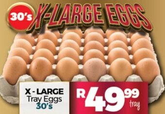 Take 'n Pay X-Large Tray Eggs 30's offer