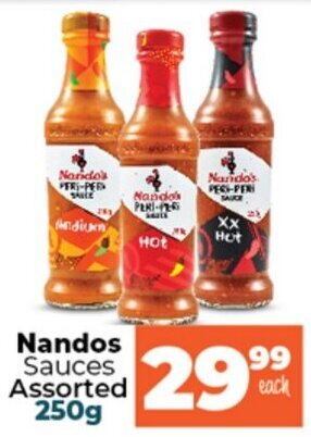 Take 'n Pay Nandos Sauces Assorted 250g offer