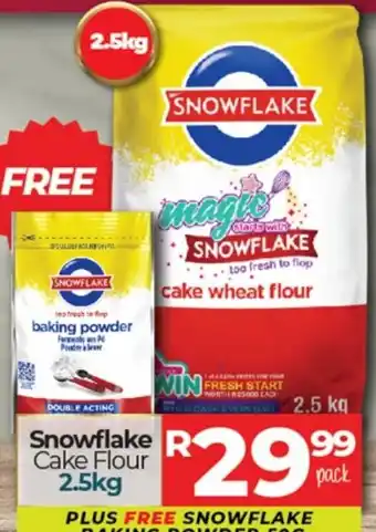 Take 'n Pay Snowfllakes Cake Flour 2,5kg offer