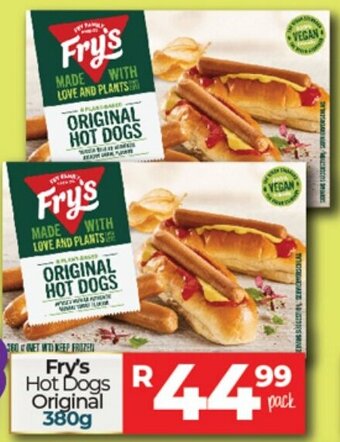 Take 'n Pay Fry's Hot Dogs Original 380g offer