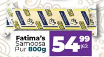 Take 'n Pay Fatima's Samoosa Pur 800g offer