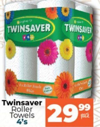 Take 'n Pay Twinsaver Roller Towels 4's offer