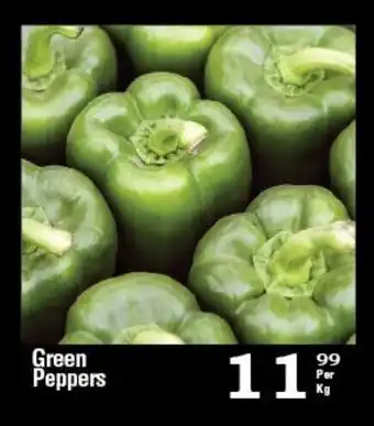 Oxford Freshmarket Green Peppers per kg offer