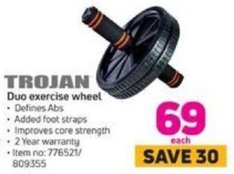 Game Trojan Duo Exercise Wheel offer