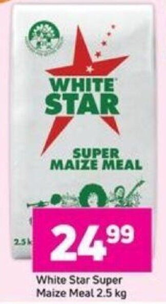 Game White Star Super Maize Meal 2.5kg offer