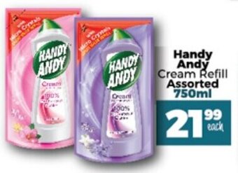Take 'n Pay Handy Andy Cream Refill Assorted 750ml offer