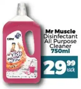 Take 'n Pay Mr Muscle Desinfectant All Purpose Cleaner 750ml offer