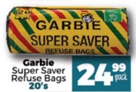 Take 'n Pay Garbie Super Saver Refuse Bags 20's offer