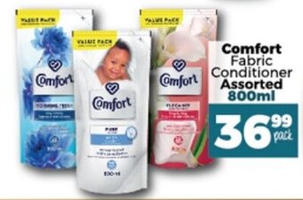 Take 'n Pay Comfort Fabric Conditioner Assorted 800ml offer