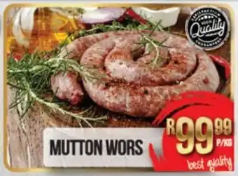 Take 'n Pay Mutton Wors p/kg offer