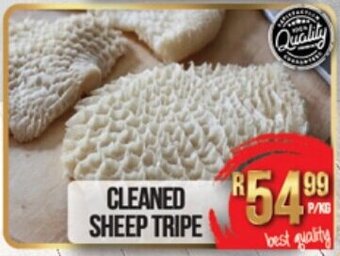 Take 'n Pay Cleaned Sheep Tripe p/kg offer