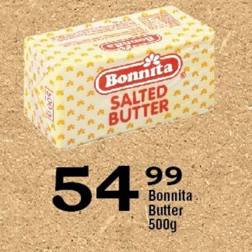 Bonnita Butter 500g offer at Oxford Freshmarket