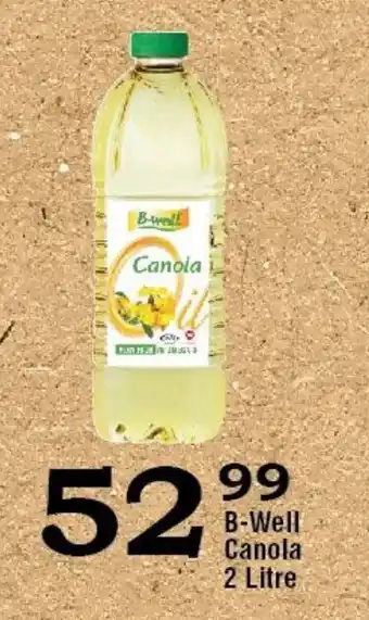 Oxford Freshmarket B-Well Canola 2 Litre offer