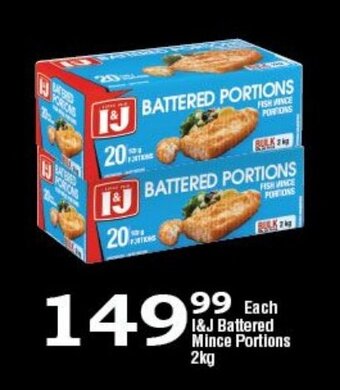 Oxford Freshmarket I&J Battered Mince Portions 2kg offer