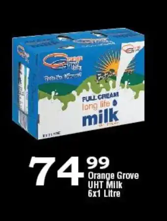 Oxford Freshmarket Orange Grove UHT MIlk 6x1 Litre offer