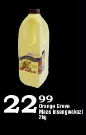 Oxford Freshmarket Orange Grove Maas Insengwakazi 2kg offer