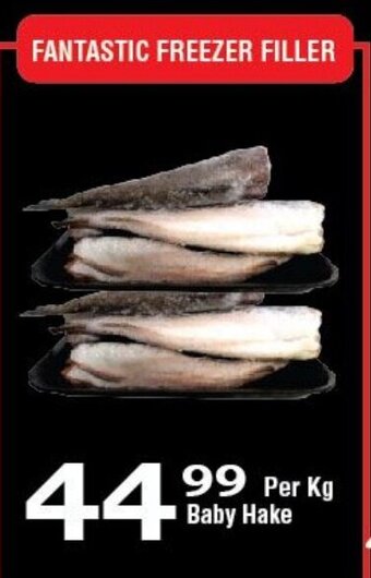 Oxford Freshmarket Baby Hake per kg offer