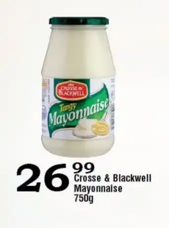 Oxford Freshmarket Crosse & Blackwell Mayonnaise 750g offer