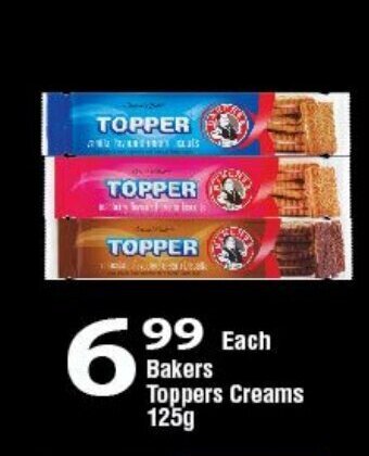 Oxford Freshmarket Bakers Toppers Creams 125g offer