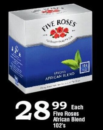 Oxford Freshmarket Five Roses African Blend 102's offer