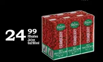 Oxford Freshmarket Rhodes Juice 6x200ml offer