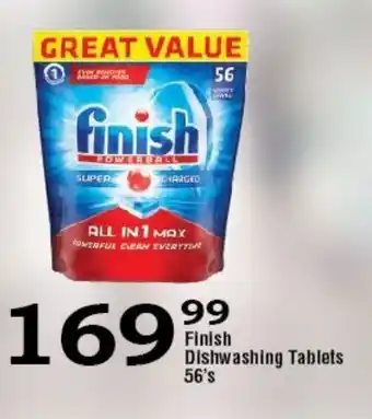 Oxford Freshmarket Finish Dishwashing Tablets 56's offer