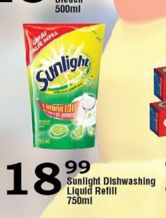 Oxford Freshmarket Sunlight Dishwashing Liquid Refill 750ml offer