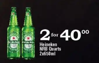 Oxford Freshmarket Heineken NRB Quarts 2x650ml offer