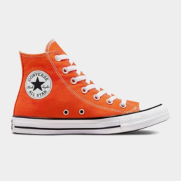 Converse men's ctas high top orange sneaker offer at Sportscene