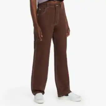 Sportscene Redbat women's brown straight jeans offer