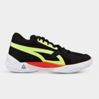 Sportscene Puma men's trc court blaze court ride black/red sneaker offer