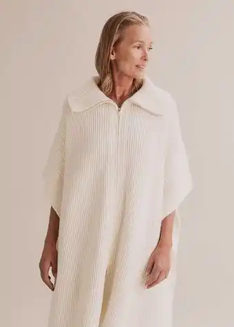 Woolworths Zip through knit poncho offer