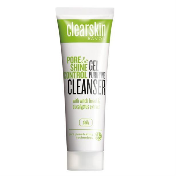 Clearskin pore & shine control gel purifying cleanser 125ml offer at AVON