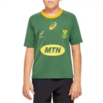 Totalsports Junior asics springboks home replica jersey offer