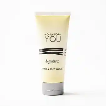 Signature Cosmetics Only for you hand and body lotion offer