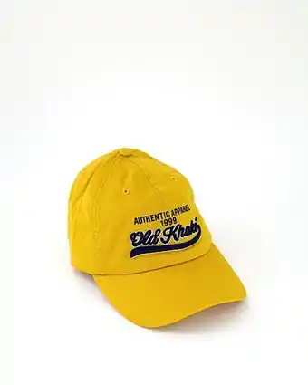 Cape Union Mart Old khaki men’s caden retro embroidered peak cap offer