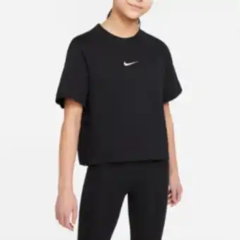 Sportscene Nike girls nsw essentials black t-shirt offer