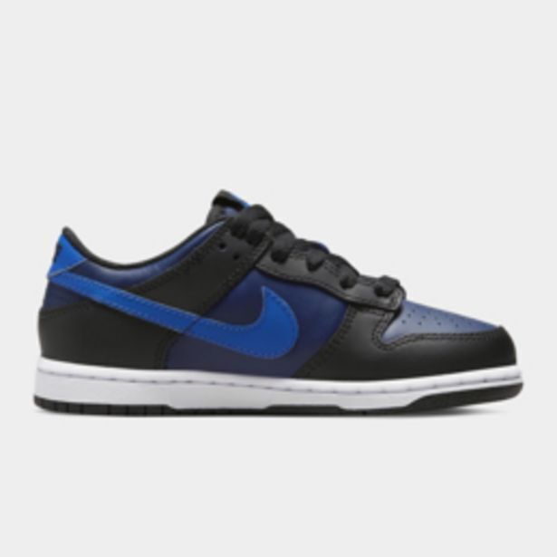 Nike kid's dunk low black/navy sneaker offer at Sportscene